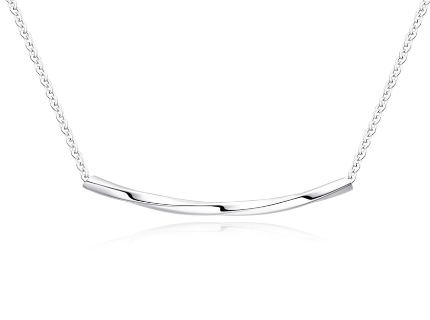 Stříbrný náhrdelník s TYČKOU 41+5cm